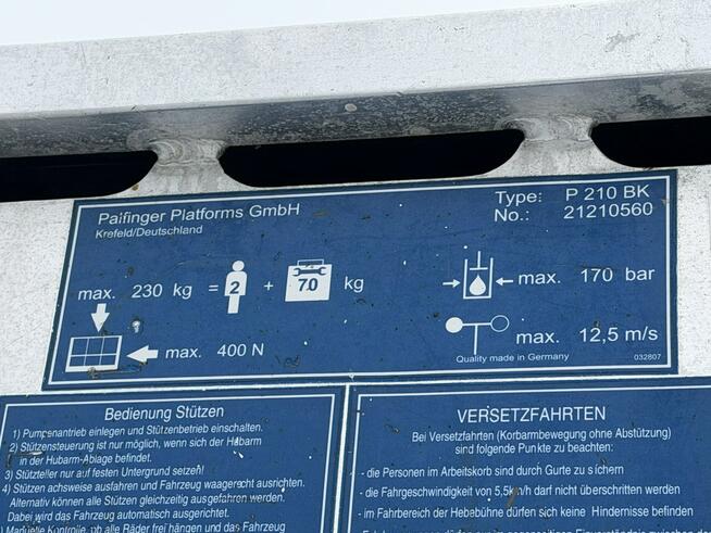 Nissan Cabstar Zwyżka Podnośnik Koszowy PALFINGER P210 BK UDT Wysokość Podnoszenia 21m (Multitel MZ