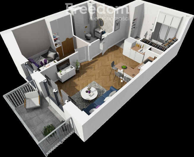 Przestronne 2 pokoje z balkonem | Ursus