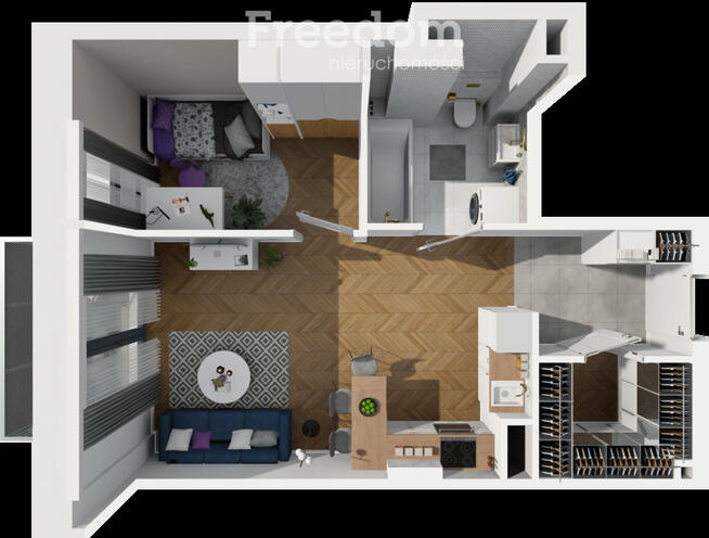 Przestronne 2 pokoje z balkonem | Ursus