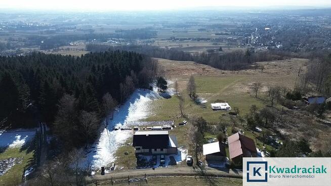 Działka inwestycyjna Odrzykoń gm. Wojaszówka, Leśna
