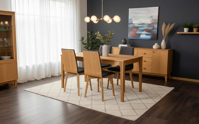 Stół Dębowy 140x70 + 1x60