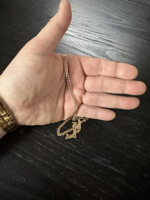 łańcuszek męski wart 11.000zł, pełne złoto, efektowny