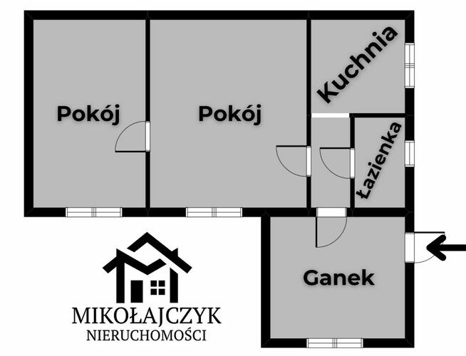 Sielski klimat pod Bartoszycami / mieszkanie + ogródek