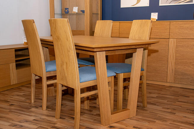 Stół Dębowy 140x80+2x55