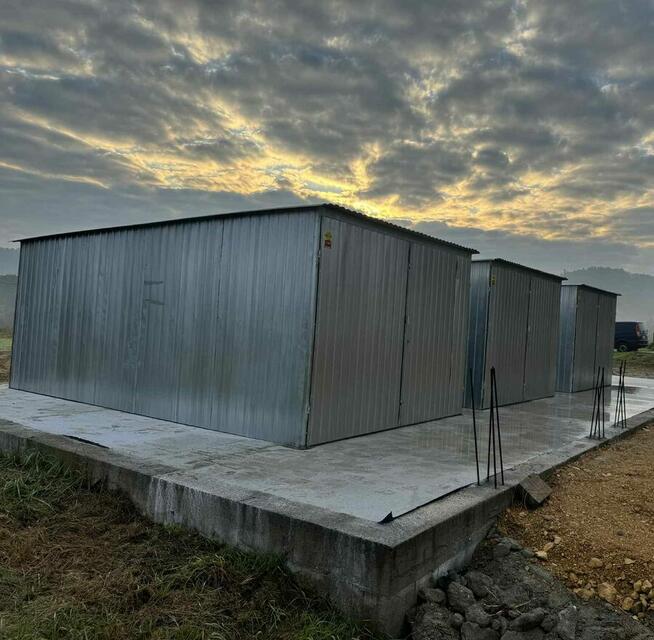 GARAŻE BLASZANE 3x5 II GATUNEK Producent