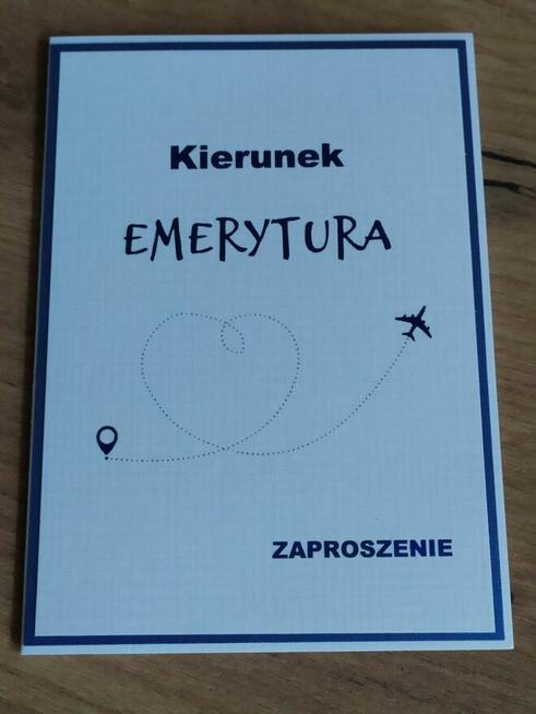 Zaproszenia z tyt odejścia na emeryturę