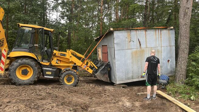 Ziemia Ogrodowa Usługi Koparka Transport