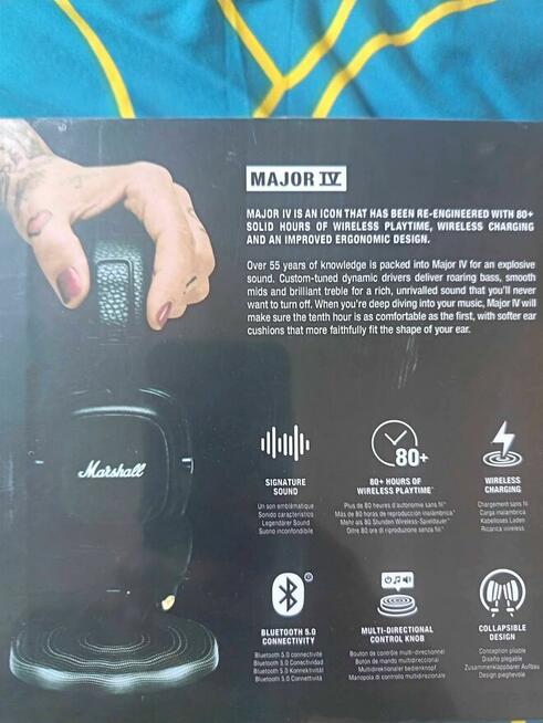 Słuchawki Marshall Major IV