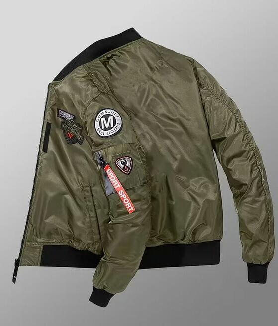 Kurtka Taktyczna Męska - z Kołnierzem Baseball, Wiatroszczel