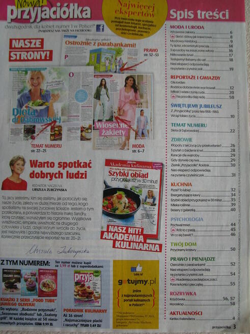 Przyjaciółka z 2017 i 2018 r. – dwutygodnik