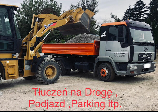 Ziemia Ogrodowa Usługi Koparka Transport