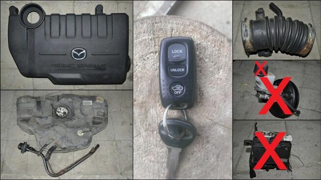 Mazda 6 Kombi 2.0 16V 141KM Benzyna 2003rok kolor 25B CZĘŚCI