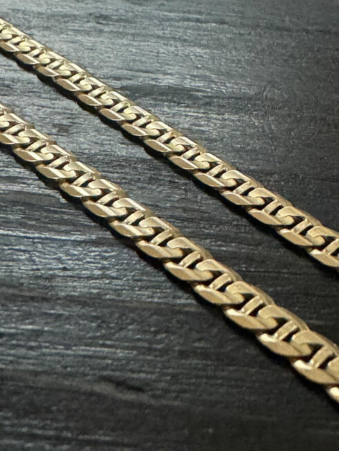łańcuszek męski wart 11.000zł, pełne złoto, efektowny
