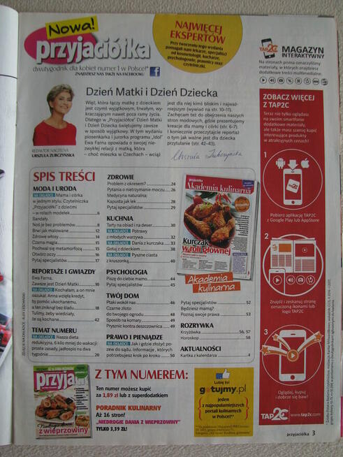 Przyjaciółka z 2017 i 2018 r. – dwutygodnik