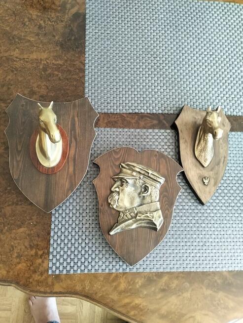 kolekcja mosieznych orłów