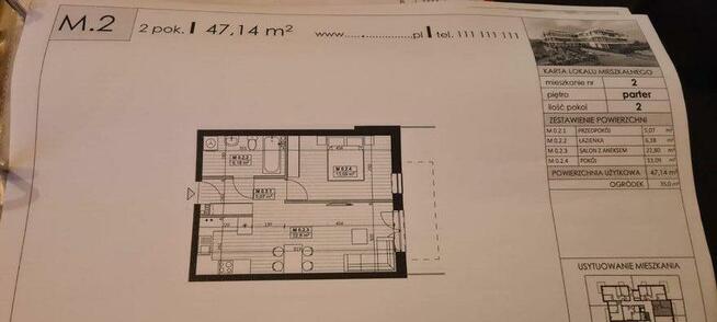 Apartament 2-Pokojowy 47m2*Nowa Inwestycja Centrum Osiedla*