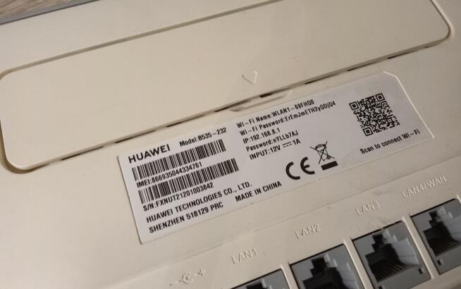 Sprzedam Sprawny Ruter Huawei B535-232 Na Karte Sim Okazja P