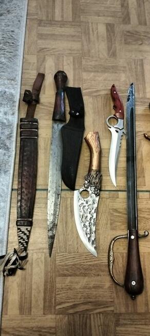 3 kolekcjonerskie noż mysliwskie
