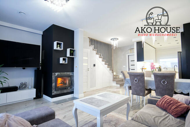 Wyjątkowa szeregówka z kominkiem i rekuperacją!