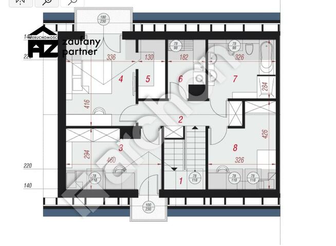 Dom Przebieczany gm. Biskupice