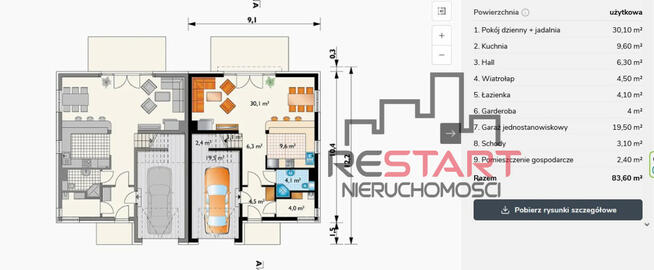 Dom Zalesie gm. Żabia Wola,
