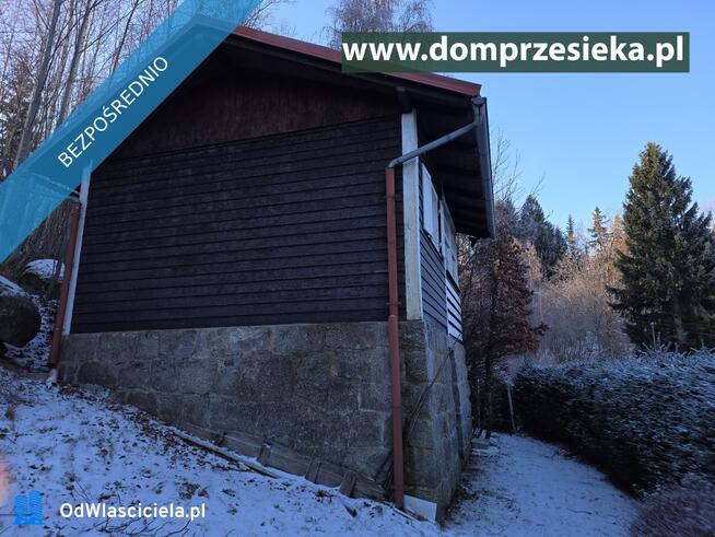 Działka częściowo budowlana, z domkiem, Przesieka