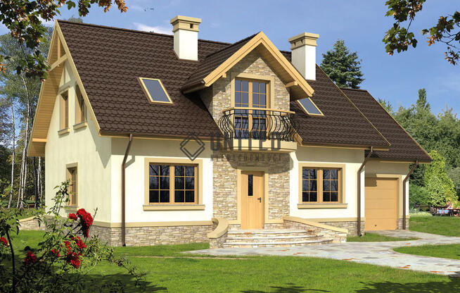 Działka z rozpoczętą budową domu w Białym Błocie