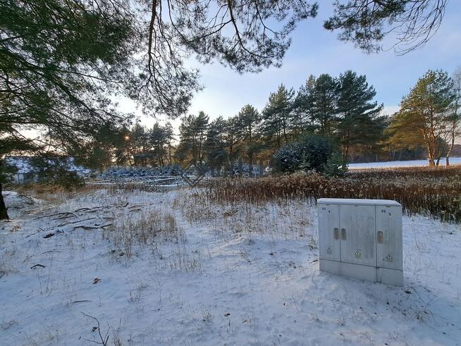 Działka z rozpoczętą budową domu w Białym Błocie