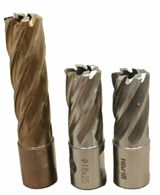 Wiertła , frezy trepanacyjne rurowe , FI 18,22