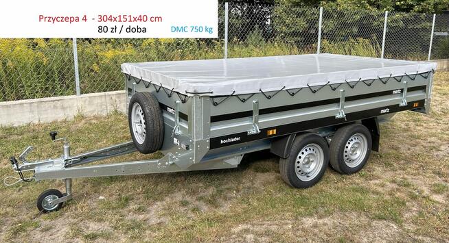 Wypożyczalnia wynajem przyczep samochodowych Tłuszcz Gmina