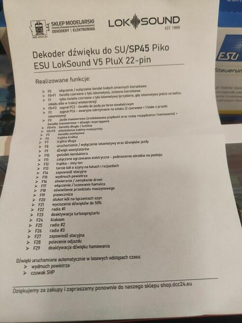Lokomotywa spalinowa SU45 PKP H0 cyfrowa