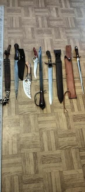 3 kolekcjonerskie noż mysliwskie