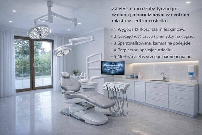 Dom z funkcją mieszkaniowo-usługową, zlokalizowany w centrum