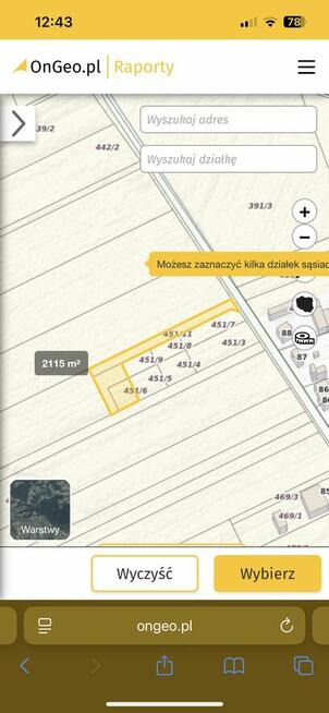 Działka budowlana Straszków