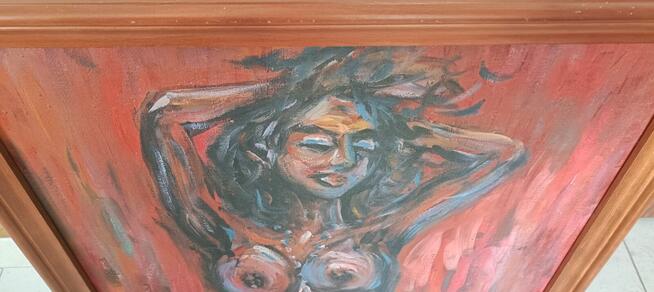 Piękny obraz Namiętność w czerwieni