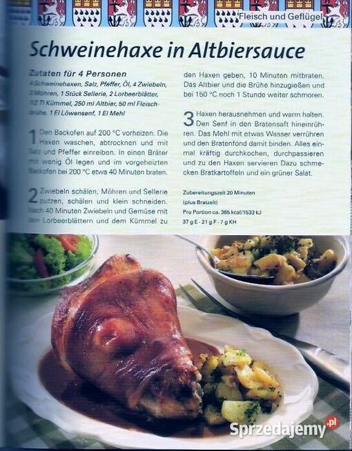 Kuchnia Niemiecka - Nadrenia / Dziczyzna - 2 Książki