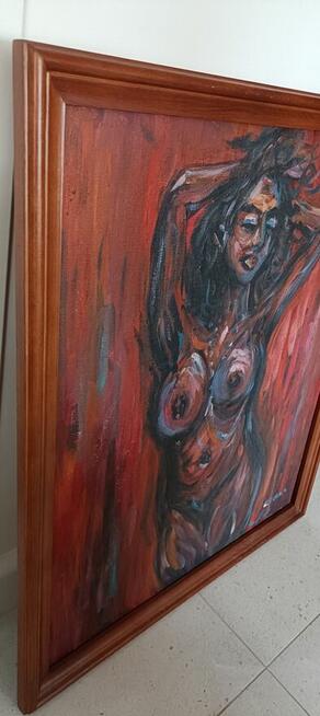 Piękny obraz Namiętność w czerwieni