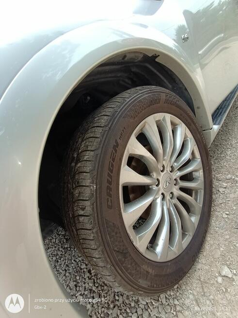 Sprzedam Srebrne Infinity QX 80 z fotelami Kapitańskimi