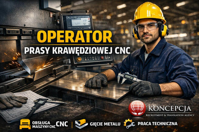 OPERATOR/KA CNC - PRASA KRAWĘDZIOWA (Haldenwang-MA-GL-DE)