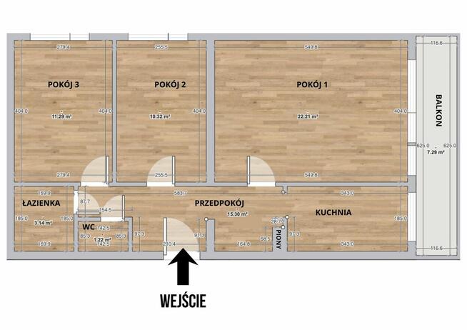BEZPOŚREDNIO, 3 pokoje, dla rodziny lub inwestora