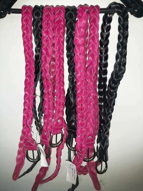 Włoski pasek do spodni 80 cm - 95 cm