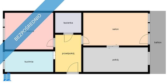 3-pokojowe mieszkanie 53 m² na Podwisłoczu – gotowe do wprowadzenia, w pełni umeblowane, od właścici