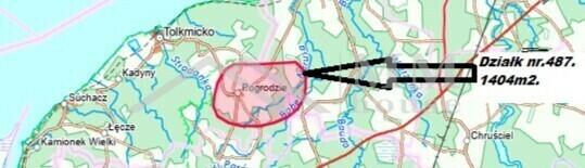 Działka budowlana w Pogrodziu z WZ.