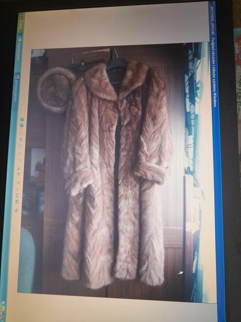 Sprzedam futro+toczek norki prawdziwe