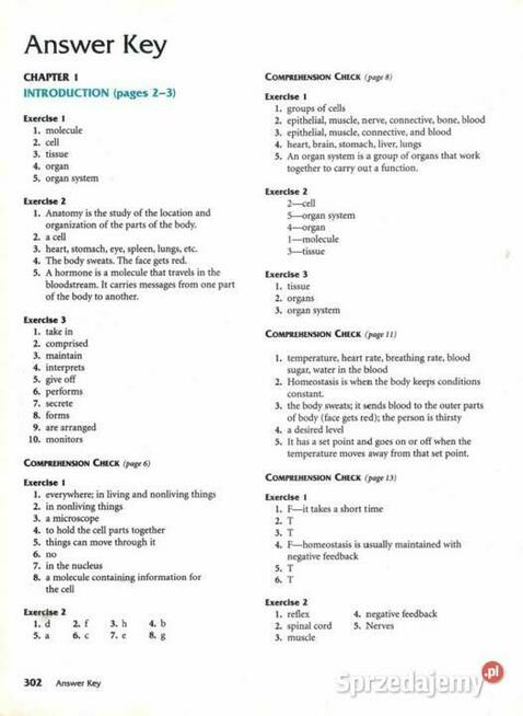 Anatomia / Fizjologia - Podręcznik (j.angielski)