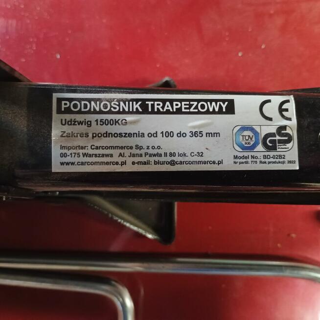 ewarek podnosnik trapezowy klucz zestaw.