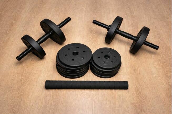 Hantle do ćwiczeń w domu 2w1 | sztanga | nowe