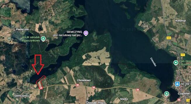 Działka ok 4ha WZ dostęp do jeziora 500m! zatoka j.Drawsko