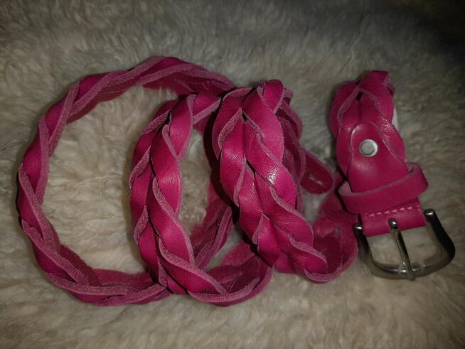 Włoski pasek do spodni 80 cm - 95 cm