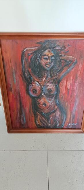 Piękny obraz Namiętność w czerwieni